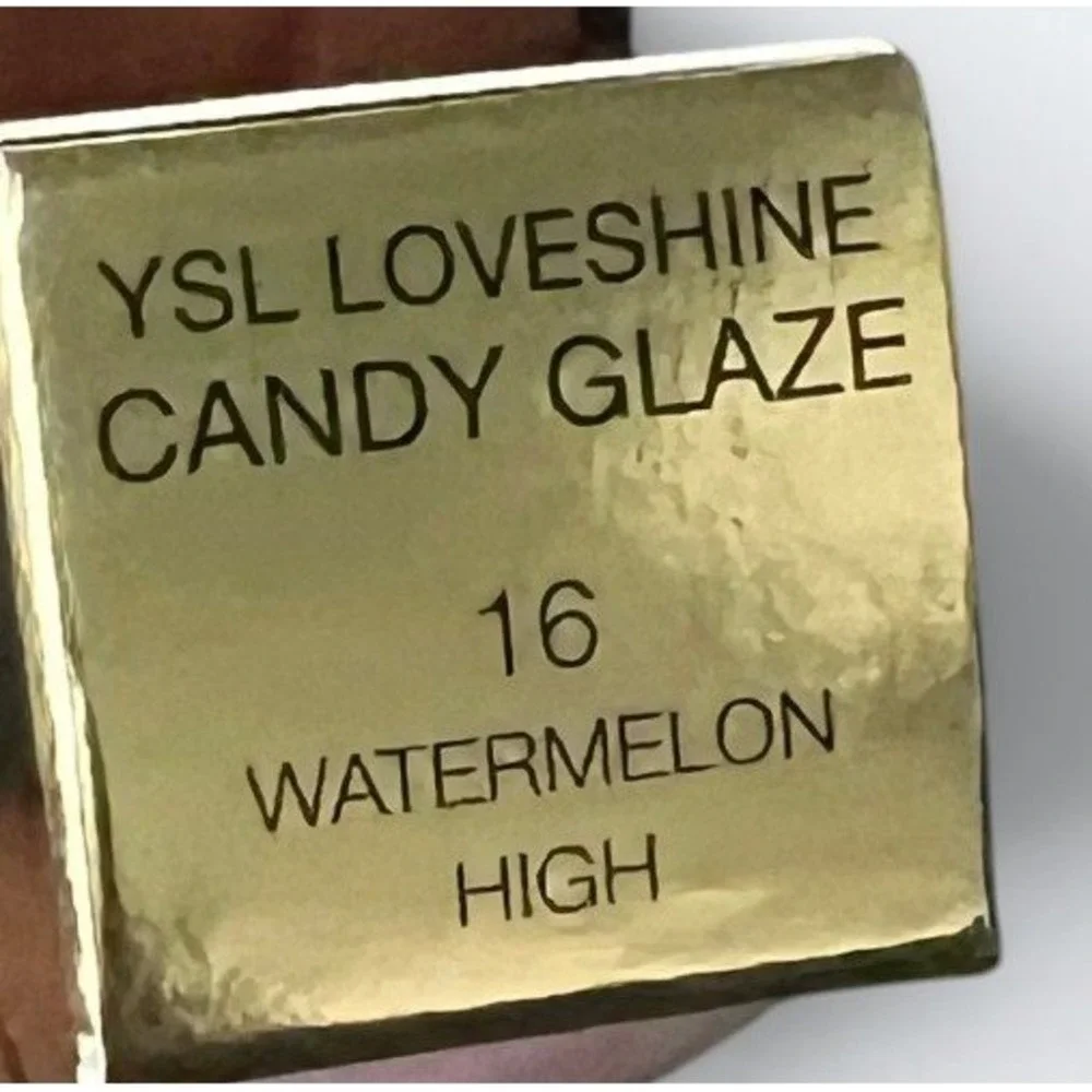 YSL Loveshine Candy Glaze Lip Gloss Stick 16‎ Watermelon High New In Box